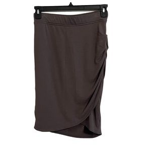 Wilfred Free Gathered Ruched Knit Pencil Skirt